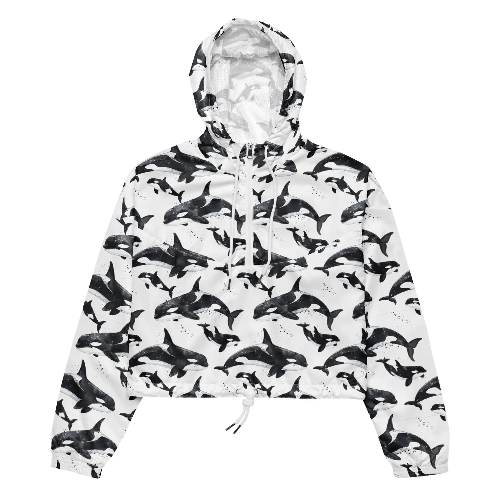 Orca Pod Women’s cropped Windbreaker