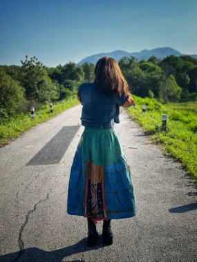 Patchwork Hemp Skirt