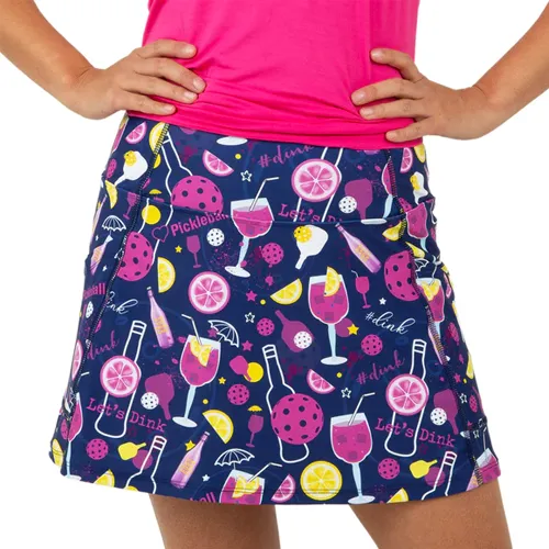 Pickleball Dinks & Drinks Pocket Skort