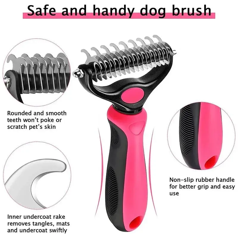 Professional Dog Deshedding Brush