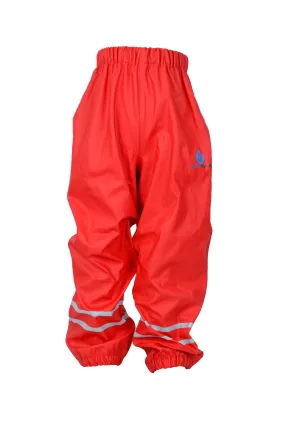 PU Splash Red Unlined Overtrousers