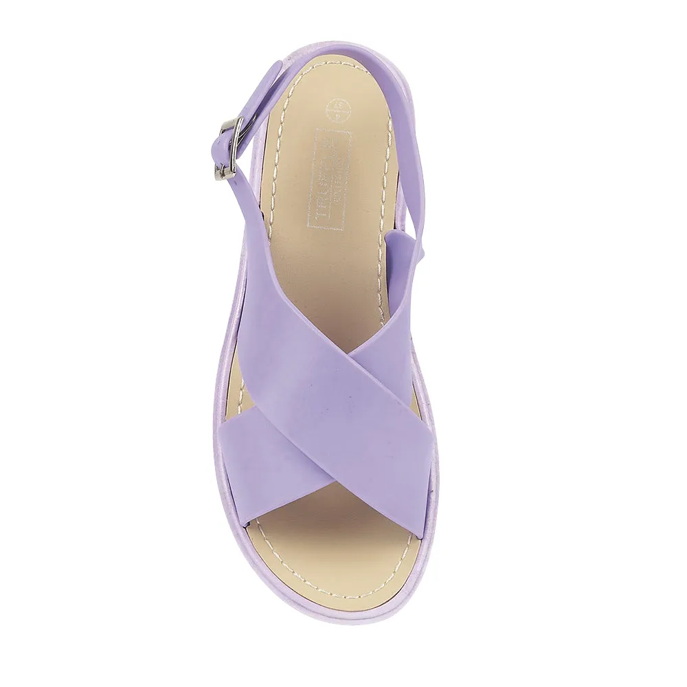 Purple Flat Shoes