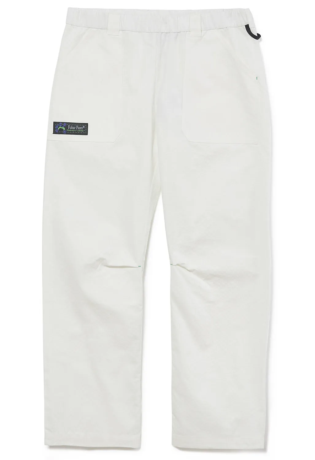 Rayon Vert Fubar Pants Ready To Dye - Fangs White