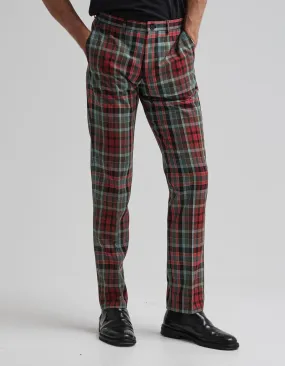 Red & Green Gordon Tartan Trouser