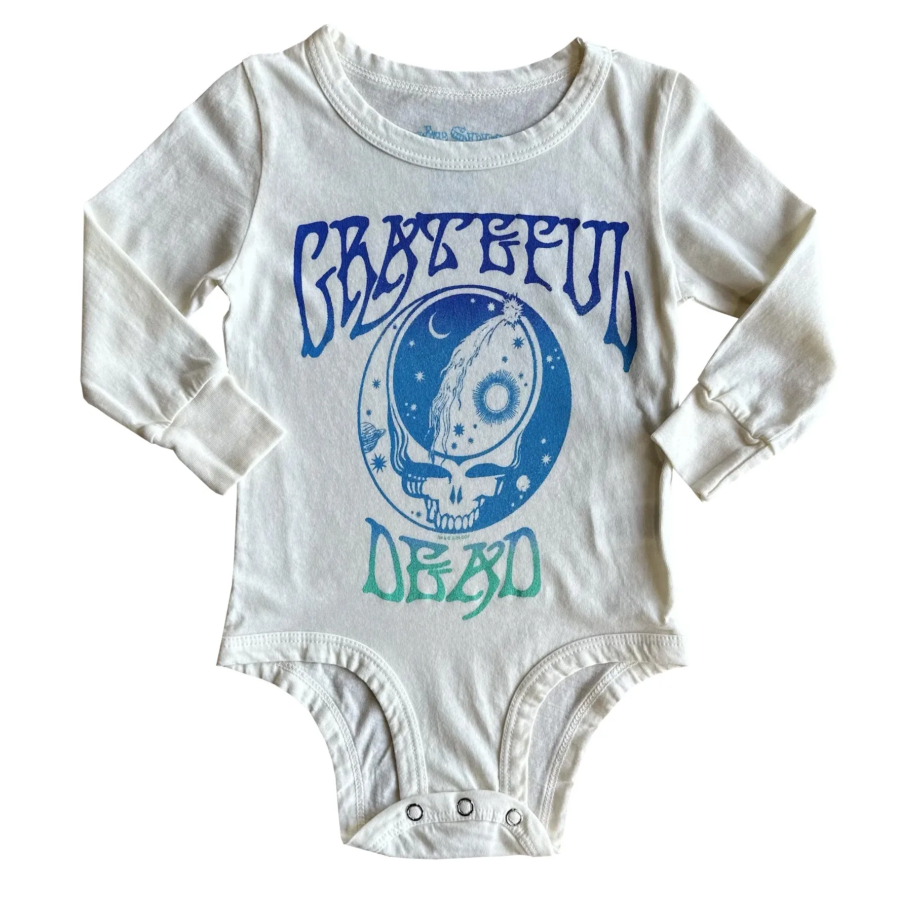 Rowdy Sprout Grateful Dead Moonlight Long Sleeve Bodysuit