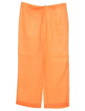 Sag Harbor Orange Wide Leg Trousers - W30 L24