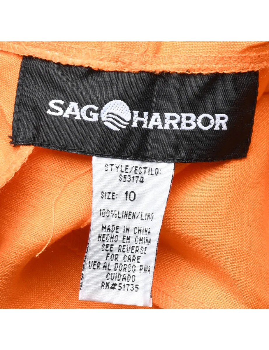 Sag Harbor Orange Wide Leg Trousers - W30 L24