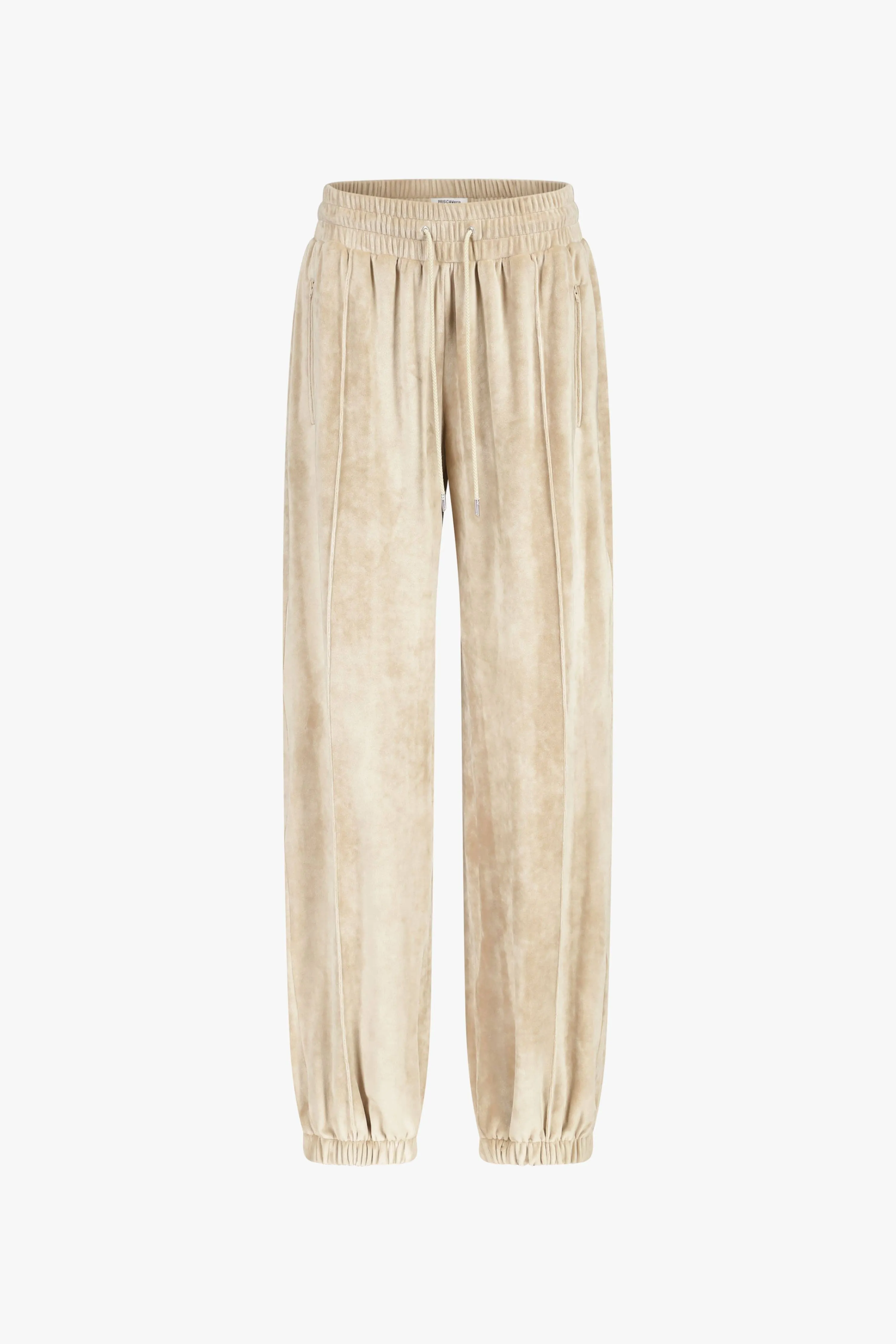 Sand Velour Track Pants