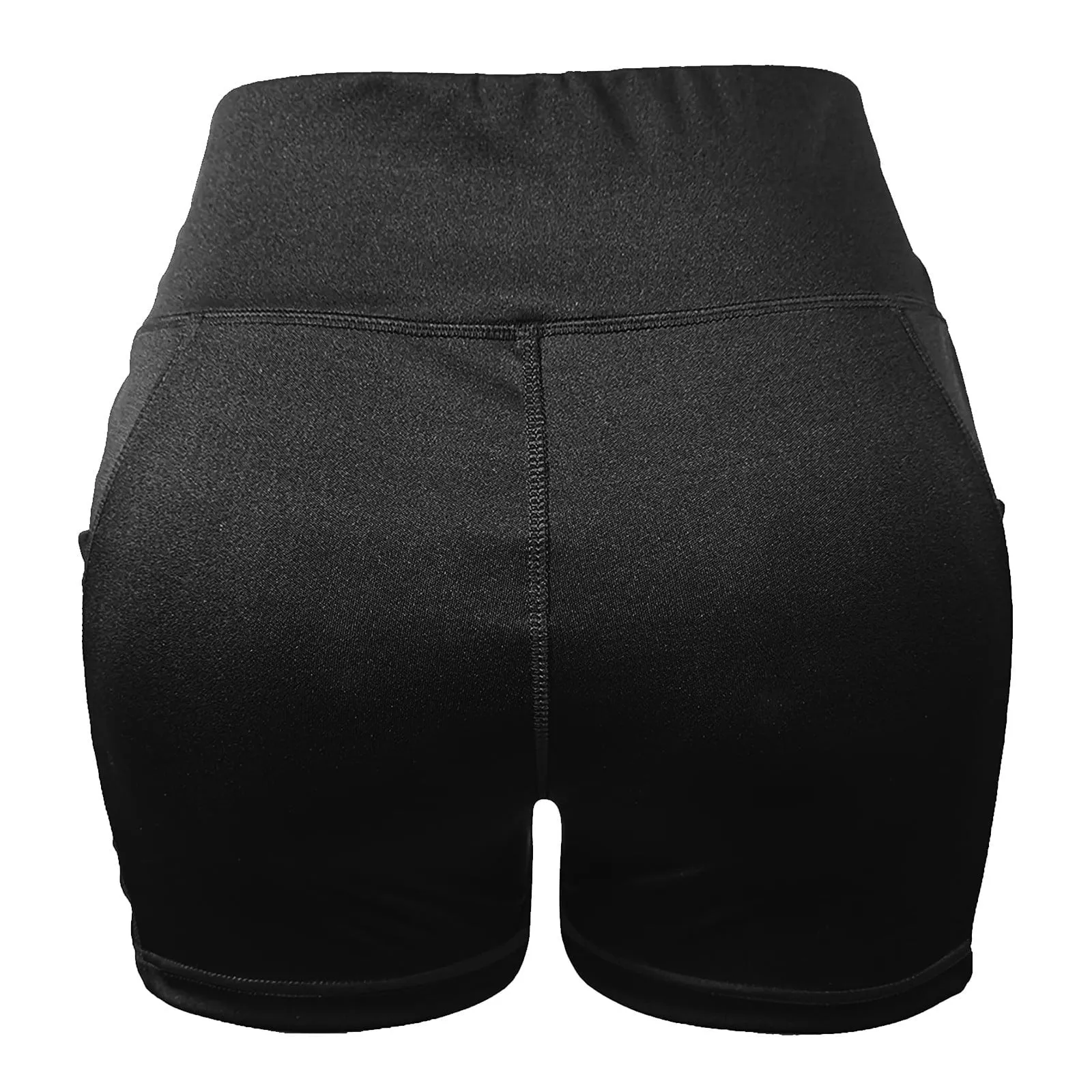 Shorts for Women Summer Savings Clearance Women Scrunch Butt Lifting High Waisted Yoga Shorts Biker Short with Pocket V Cross Tummy Control Workout Gym Shorts Sweat Shorts