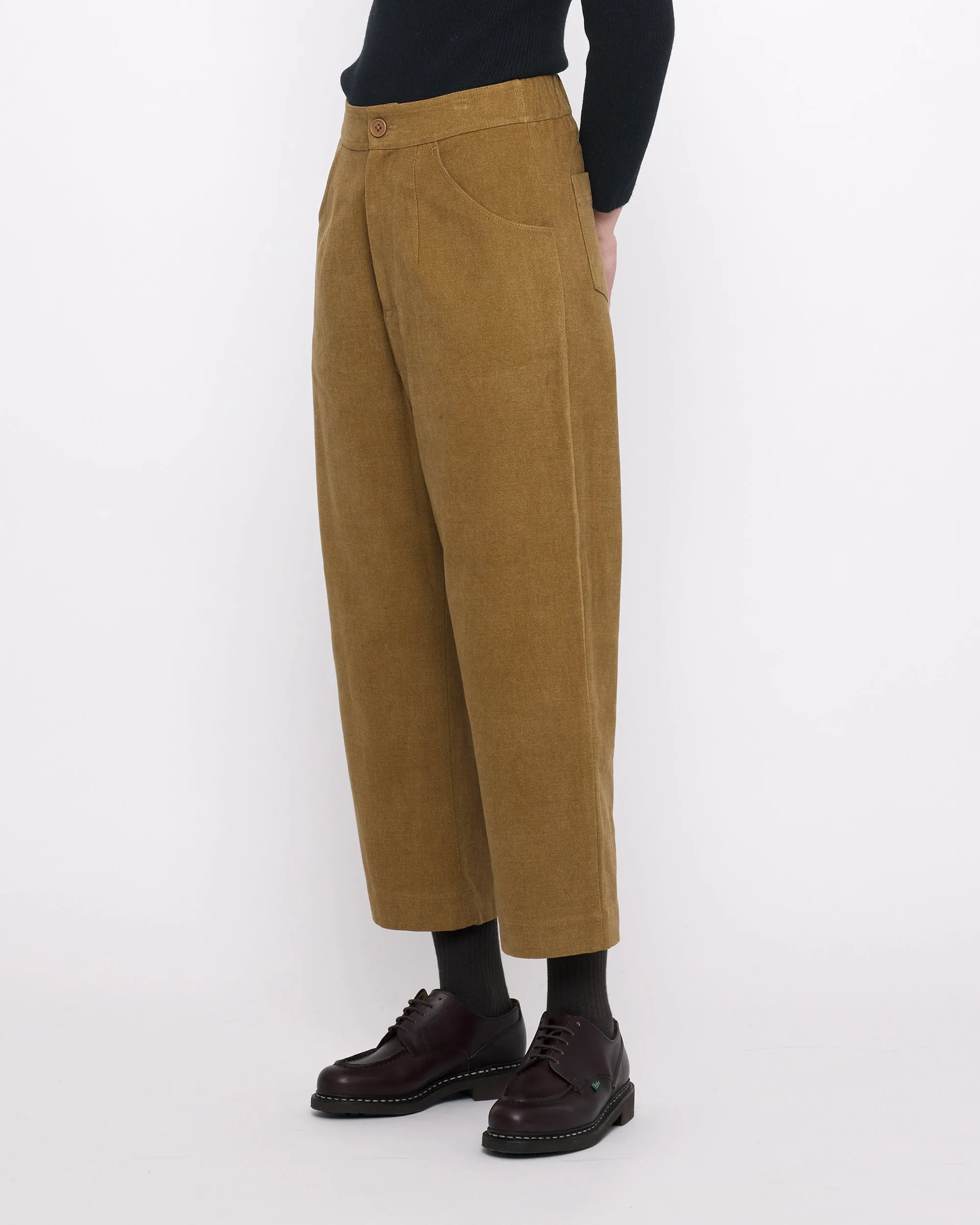 Signature Curve Legged Trouser - Heavy Canvas Edition - Kelp Brown