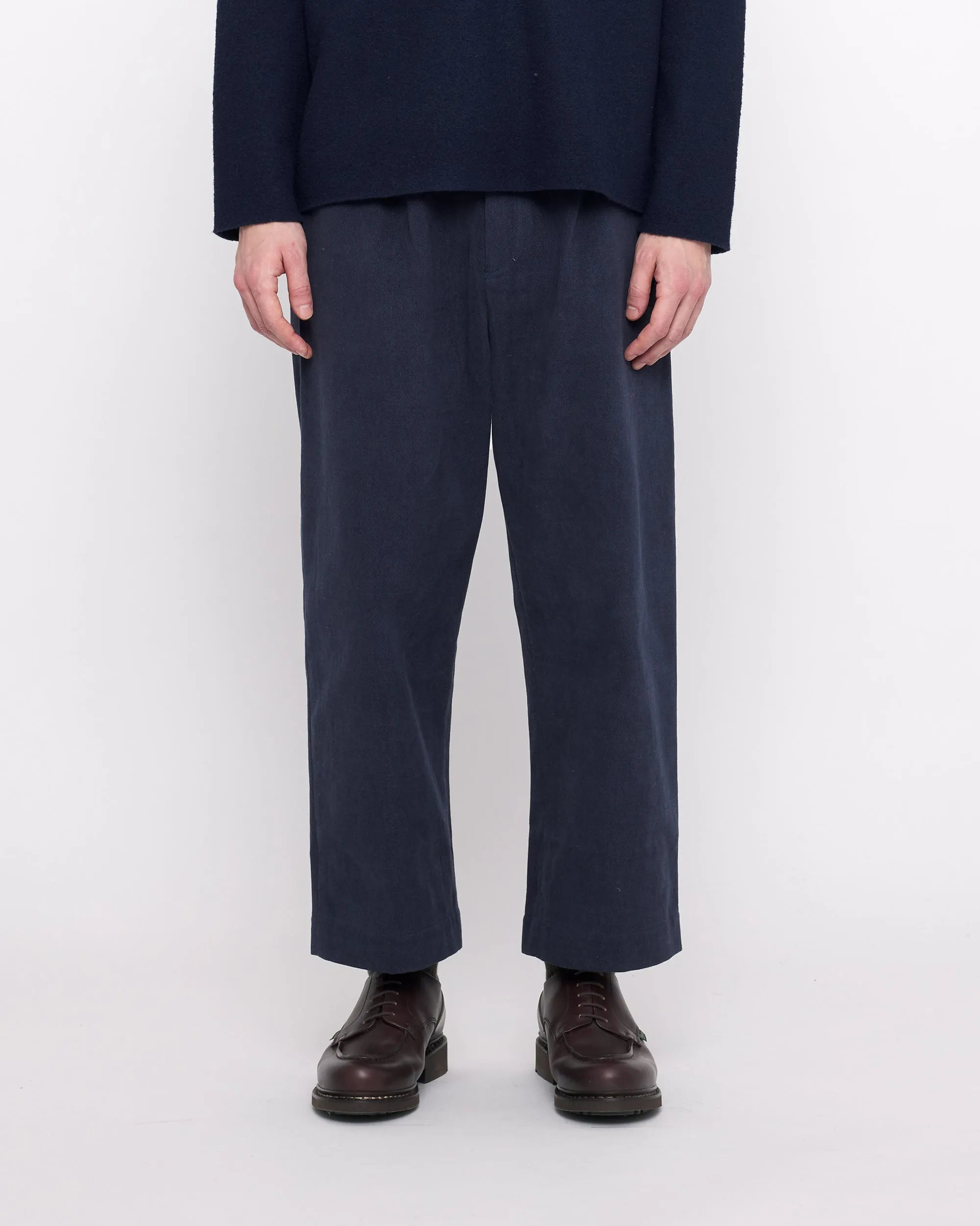 Signature Curve Legged Trouser - Heavy Canvas Edition - Navy