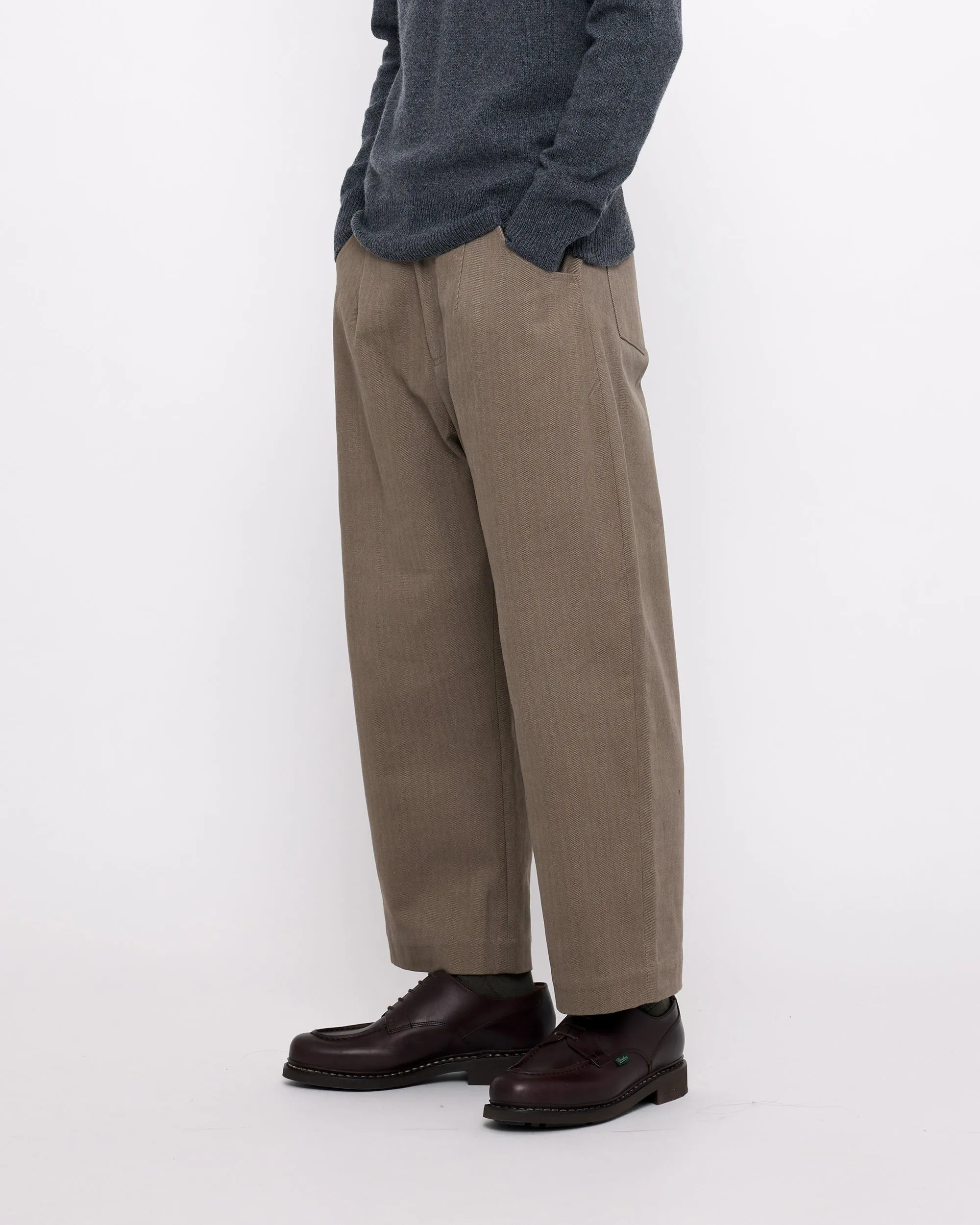 Signature Curve Legged Trouser - Heavy Canvas Edition - Umber