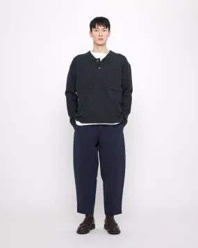 Signature Elastic Pull-Up Trouser - Heavy Canvas Edition - Navy