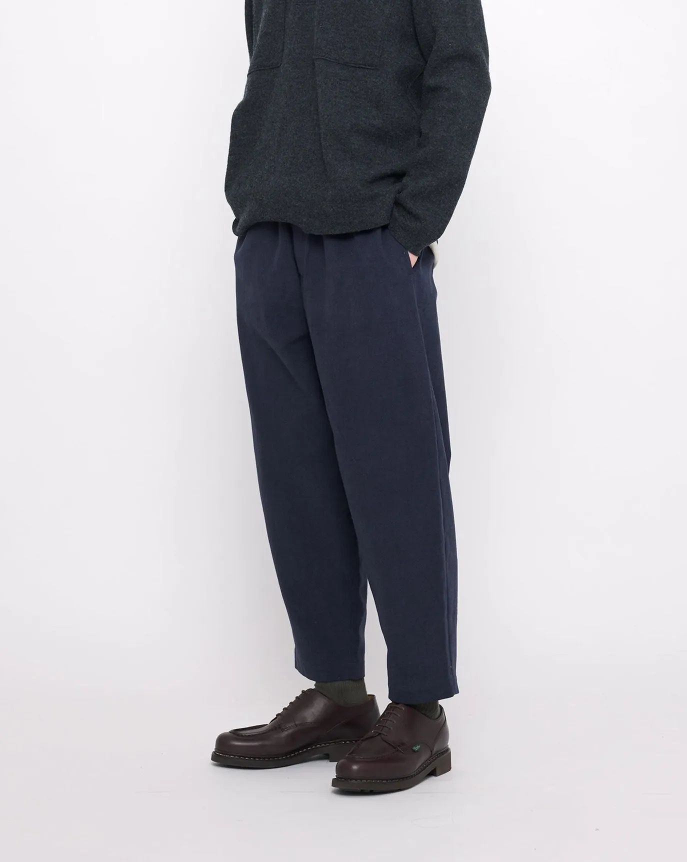 Signature Elastic Pull-Up Trouser - Heavy Canvas Edition - Navy