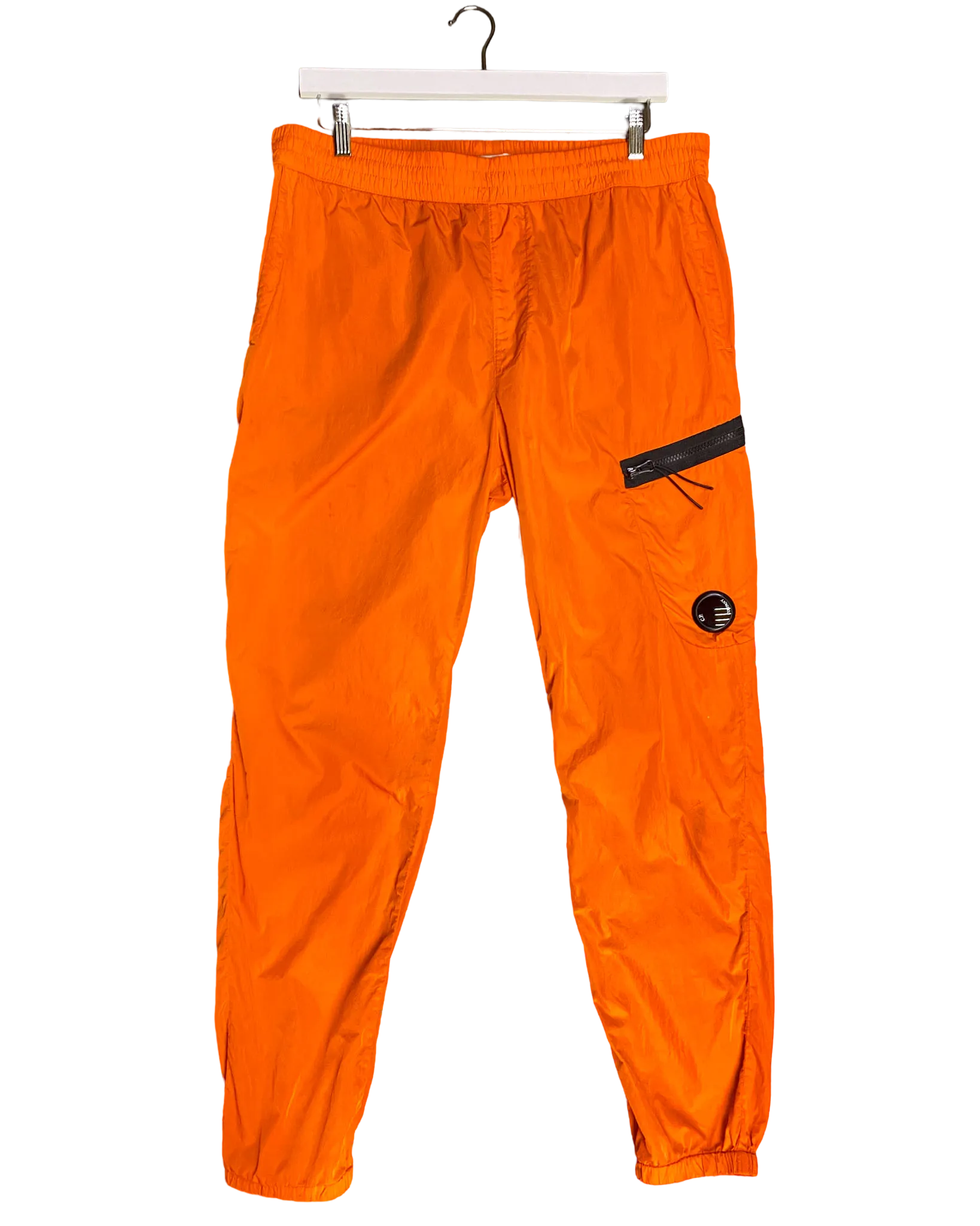 Size L - CP Company Nylon Chrome Cargo Trousers Orange