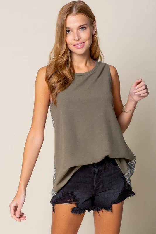 Sleeveless Knit Top