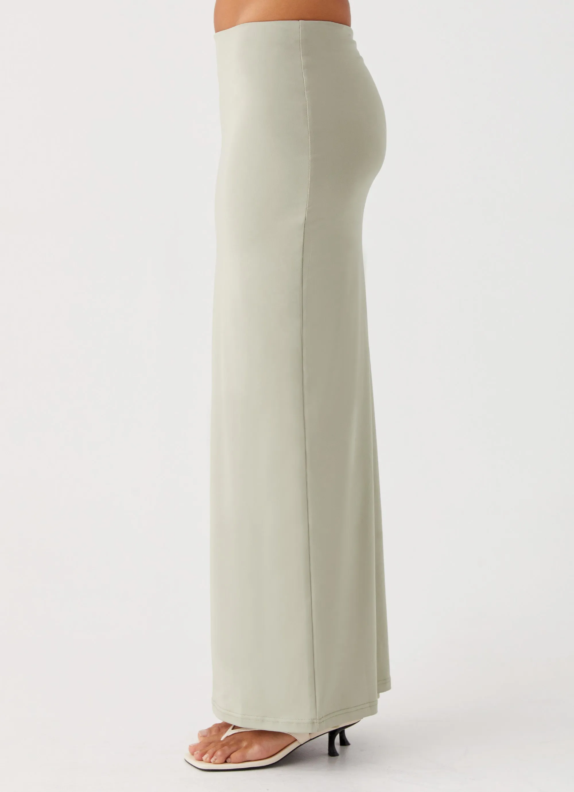 Solace Soul Maxi Skirt - Sage