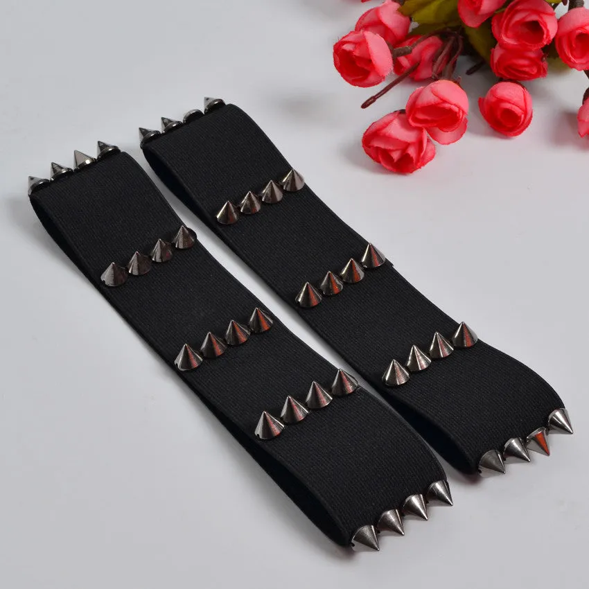 Spiked Garter Belts