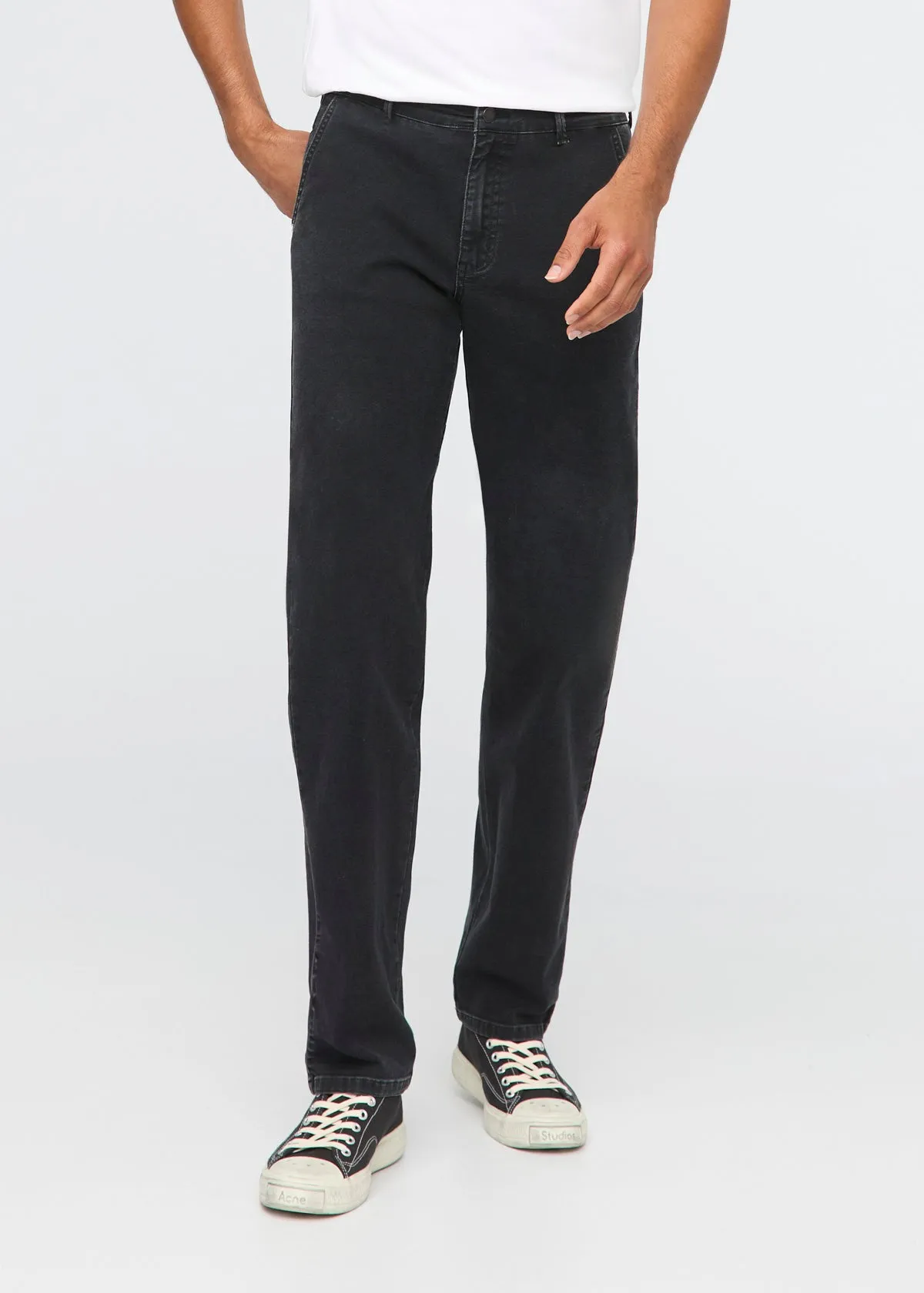 Stretch Canvas Relaxed Straight Chino