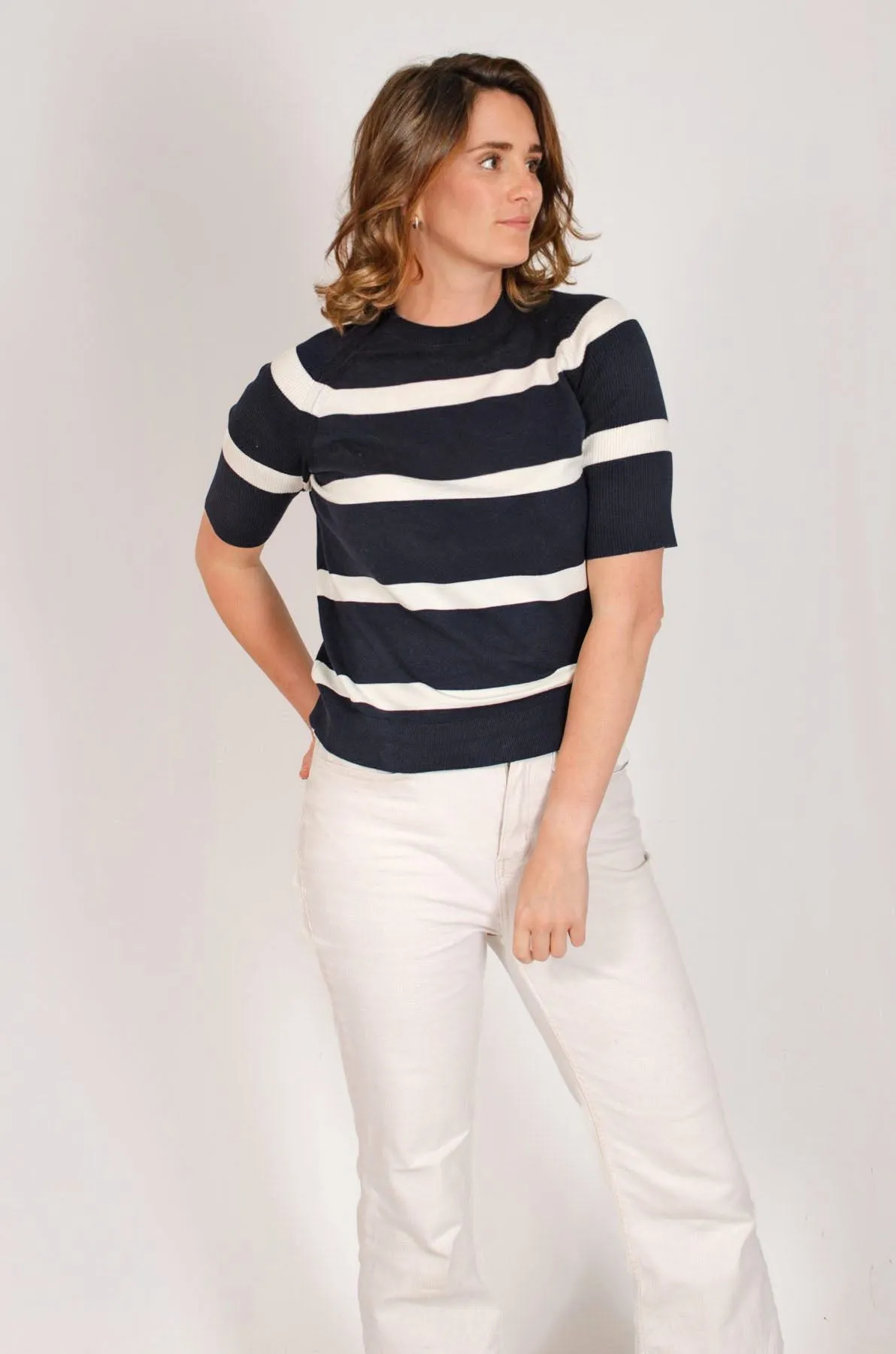 Stripe Knit Top