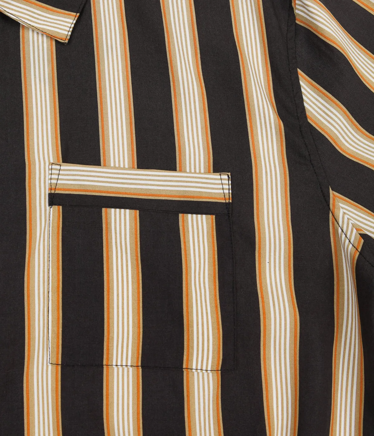 Stussy Cove Striped Shirt - Black