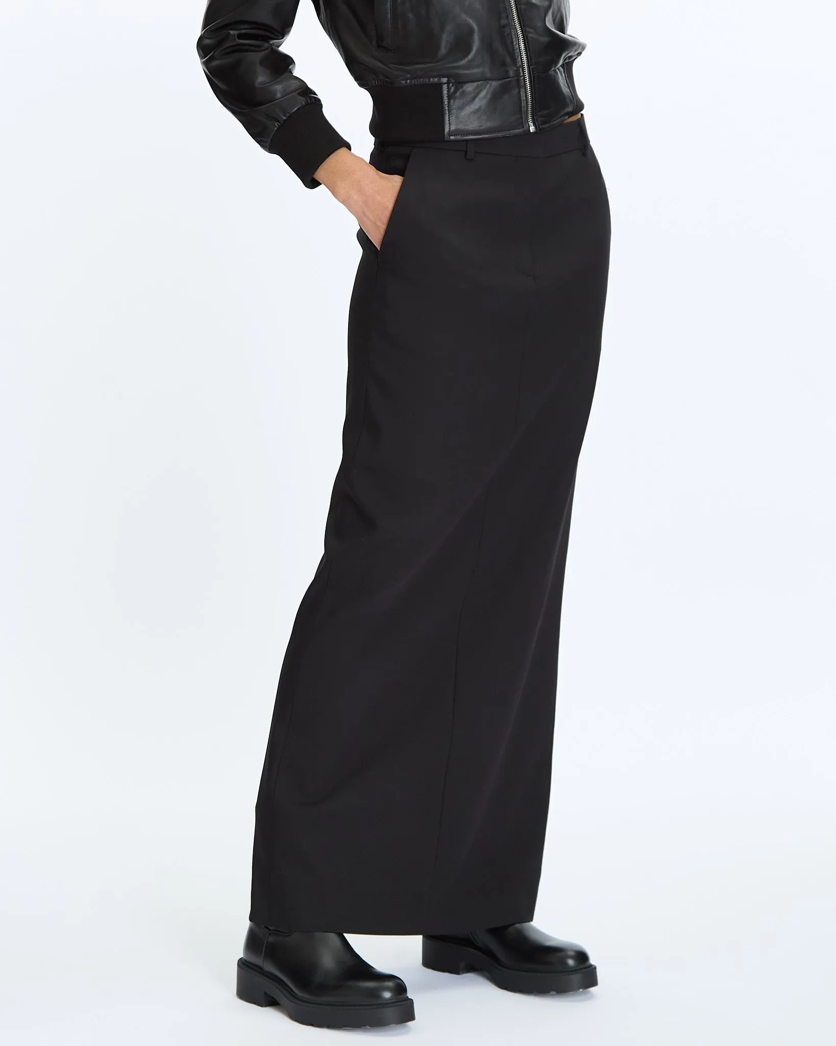 Tailored Maxi Skirt