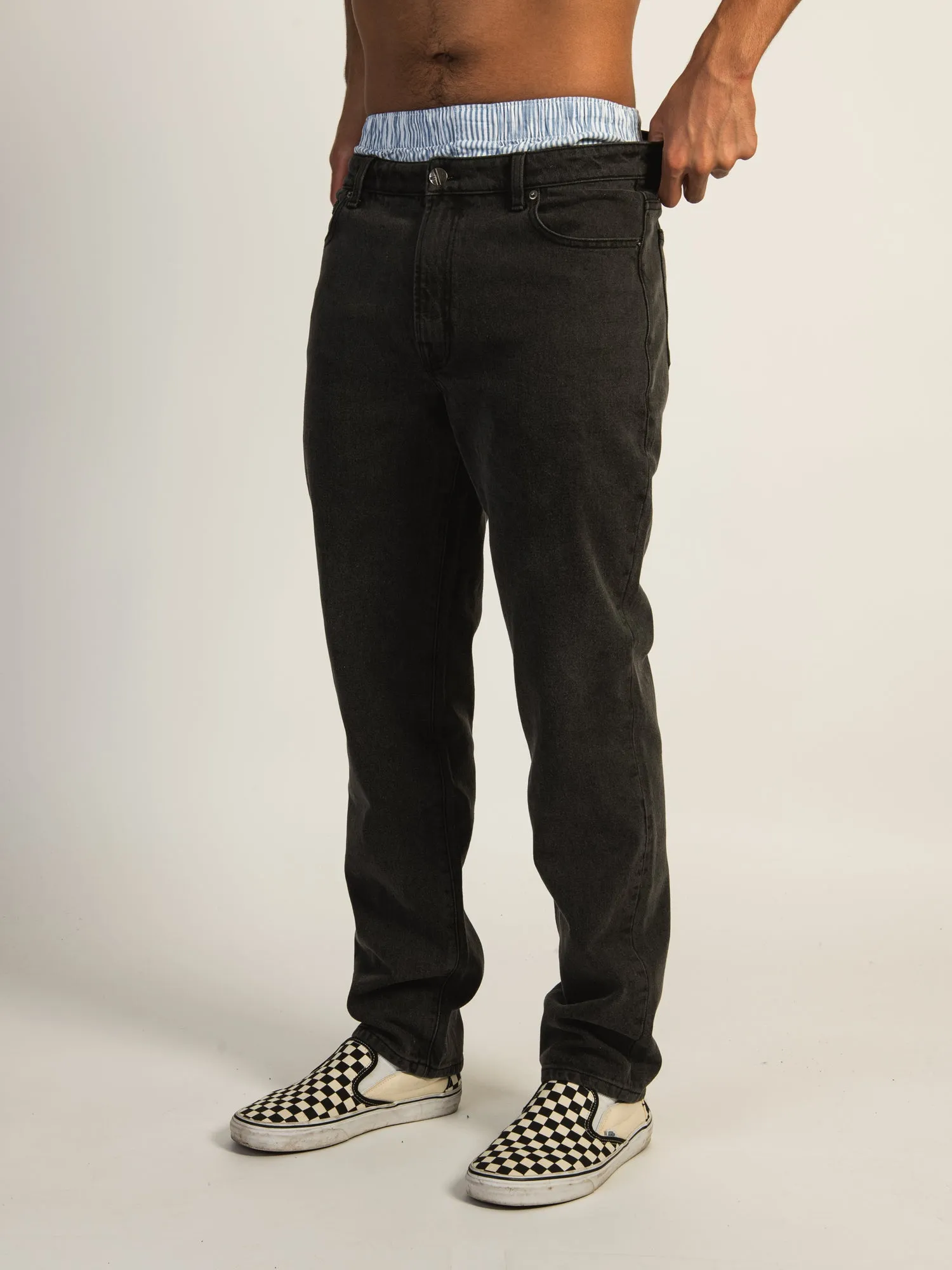 TAINTED LOOSE FIT DENIM - VINTAGE BLACK WASH