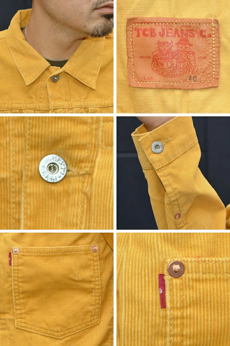 TCB jeans "S40's Golden Cord Jacket" 40's Golden Corduroy Jacket