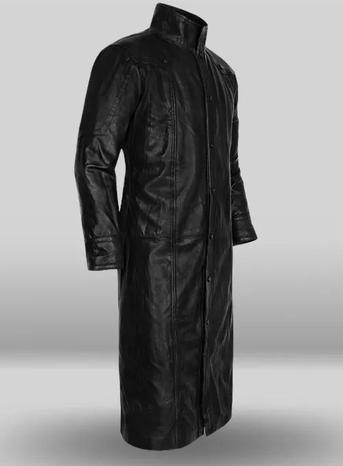 THE AVENGERS NICK FURY LEATHER TRENCH COAT