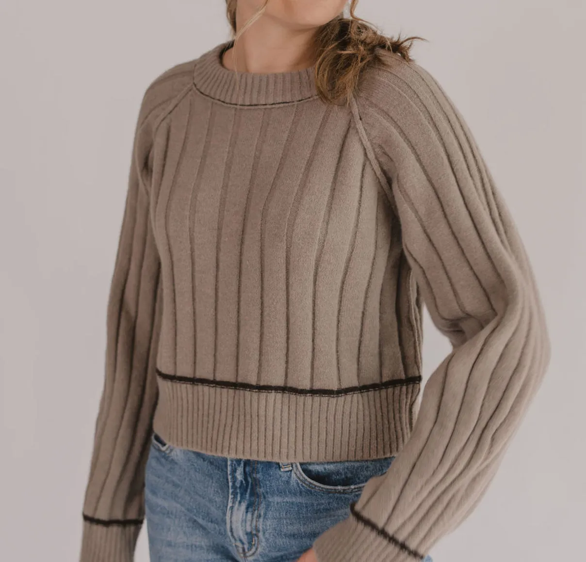 The Mae Ribbed Knit Sweater