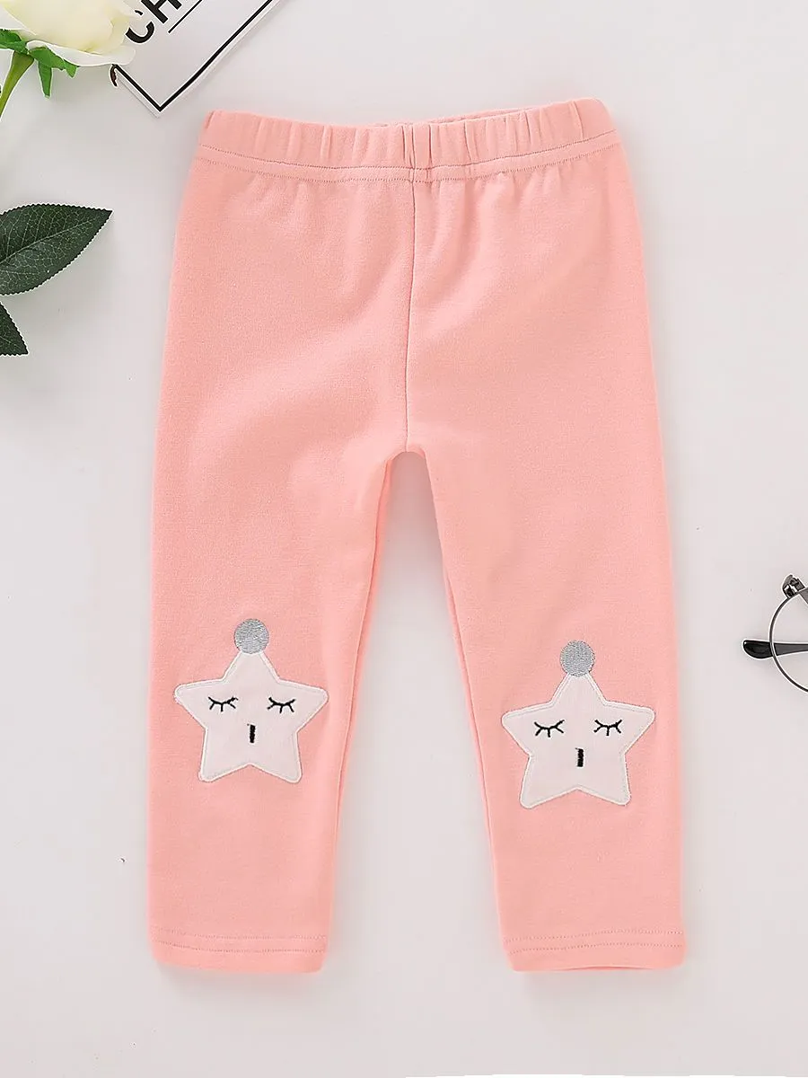 Toddler Girl Star Footless Legging Pants