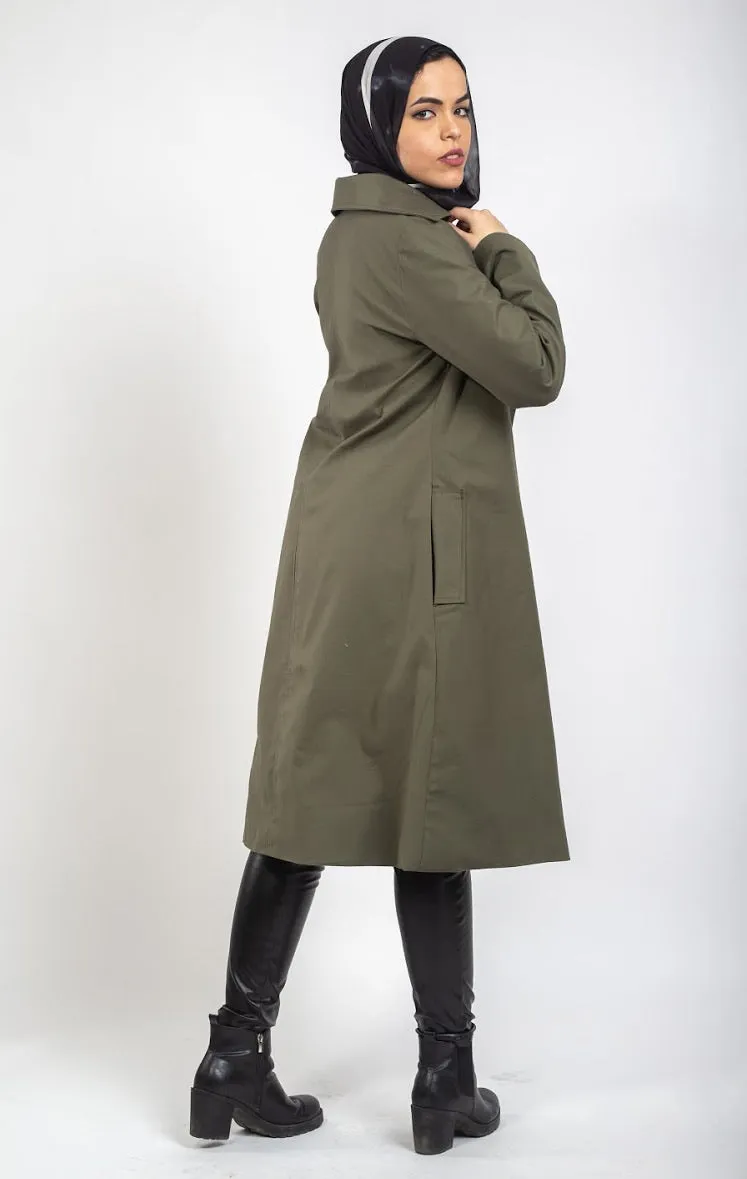 Trench Coat - Army Green