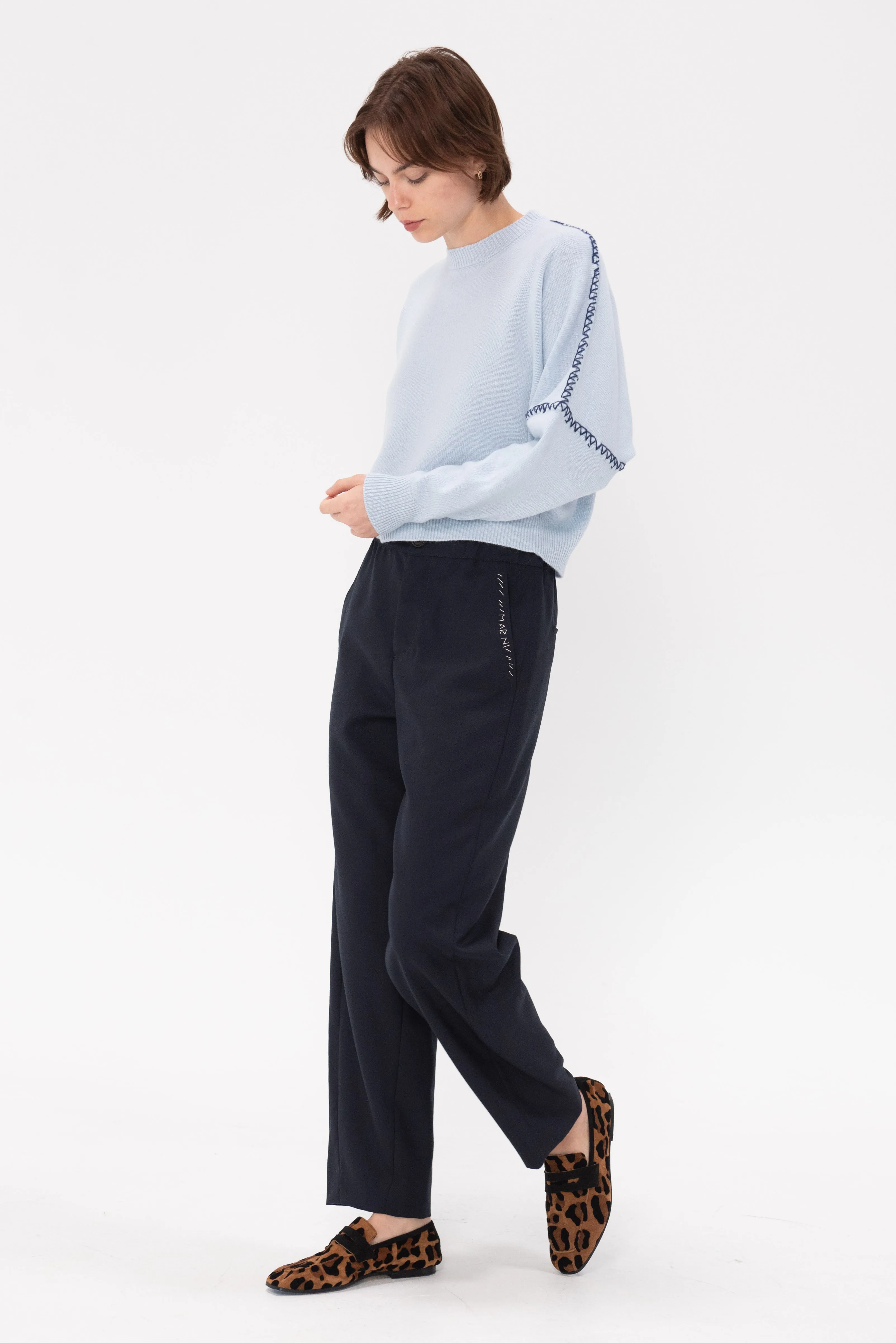 Trousers, Blueblack