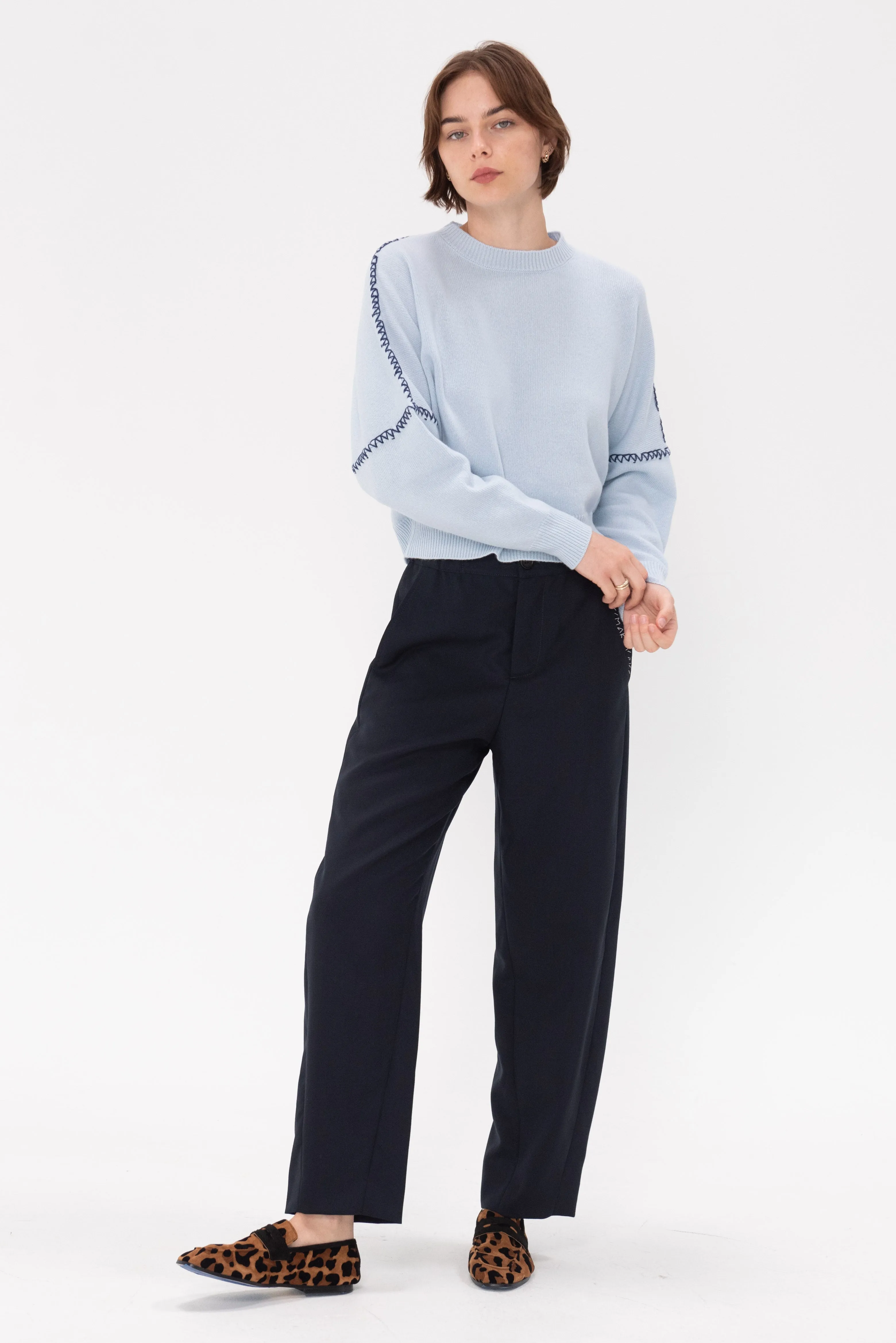 Trousers, Blueblack