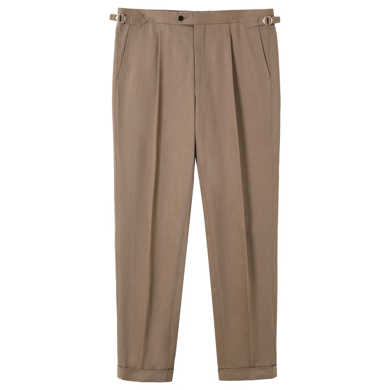 TWILL COTTON TROUSERS by BRISBANE MOSS - 10 colors