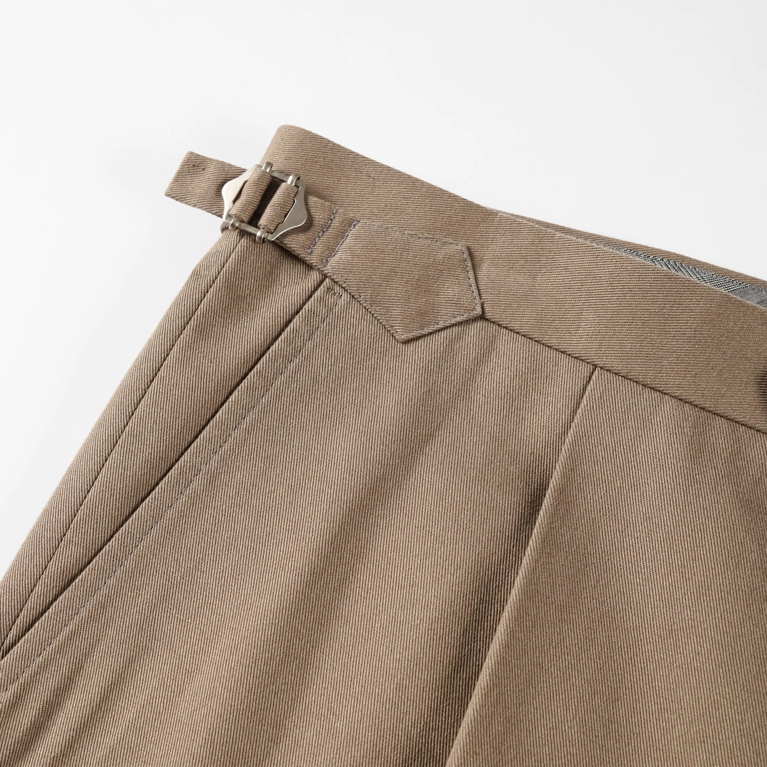 TWILL COTTON TROUSERS by BRISBANE MOSS - 10 colors