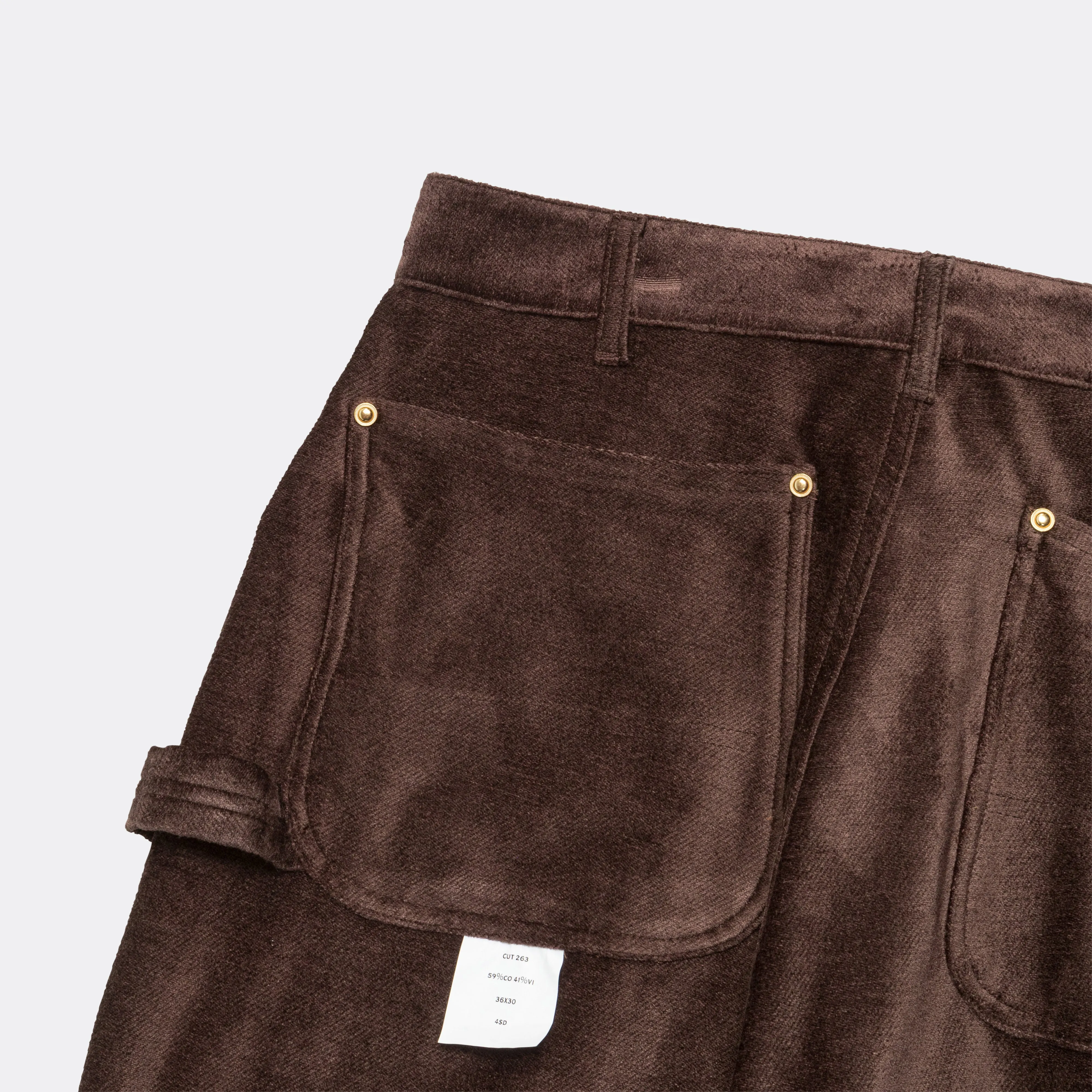 Utility Pant - Brown Twill Chenille