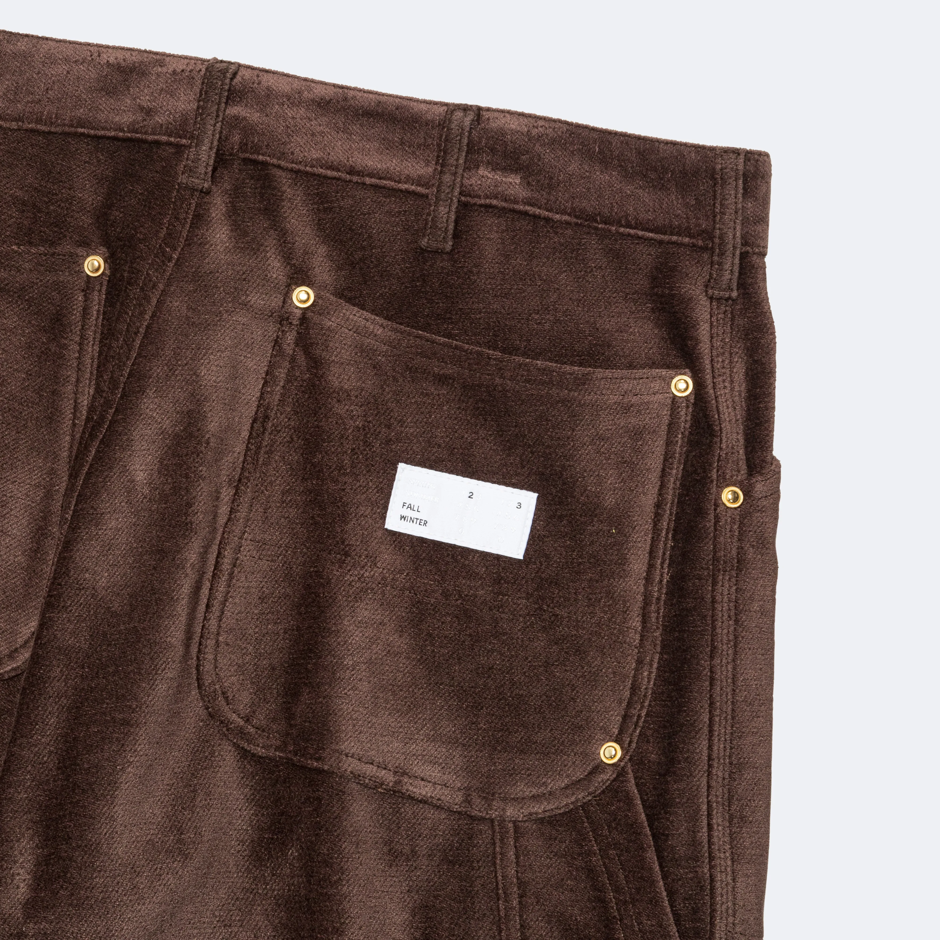 Utility Pant - Brown Twill Chenille