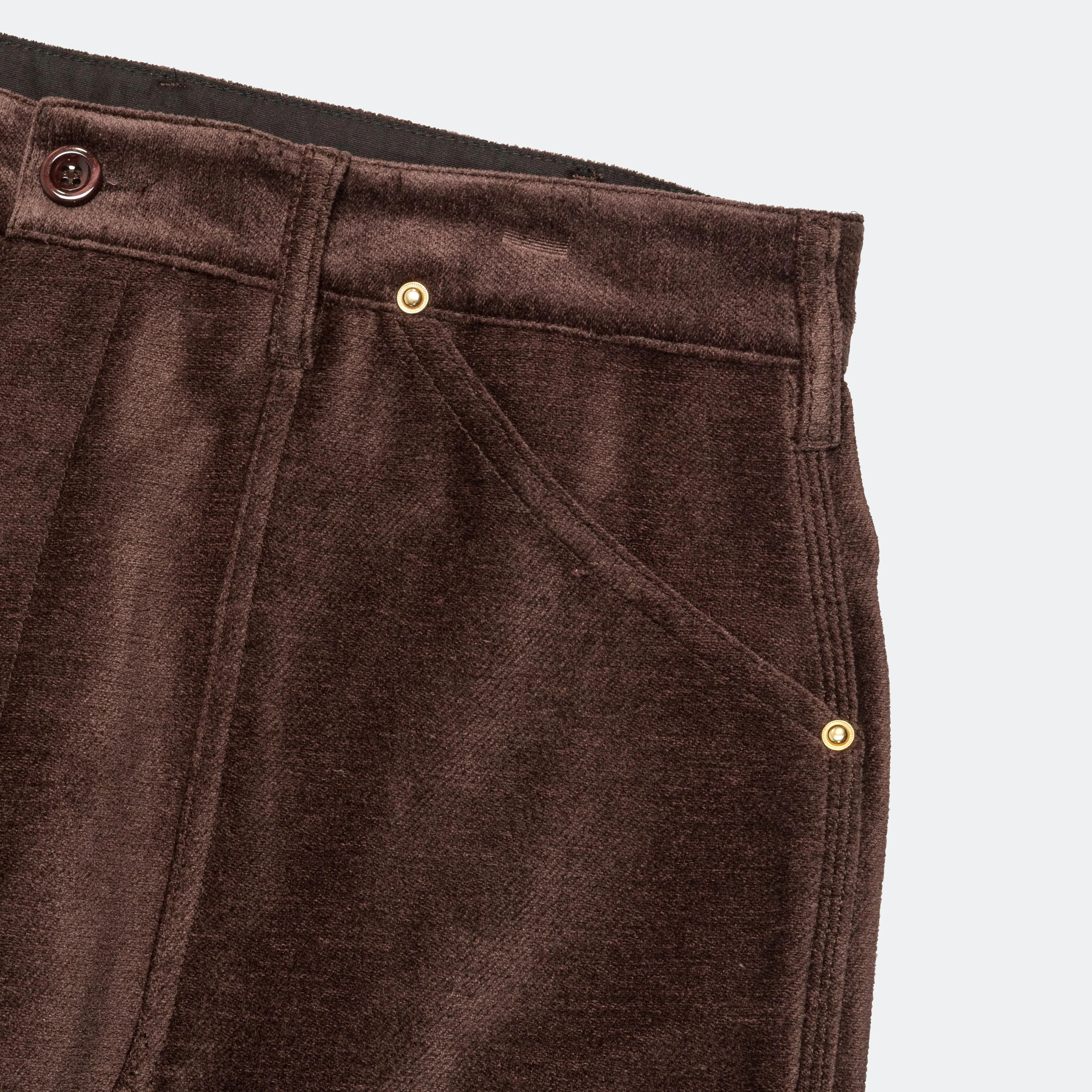 Utility Pant - Brown Twill Chenille