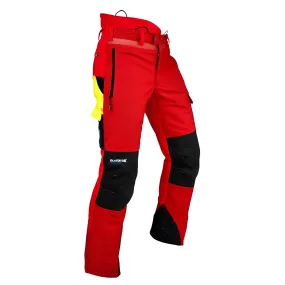 Ventilation Chainsaw Trousers Red Type C