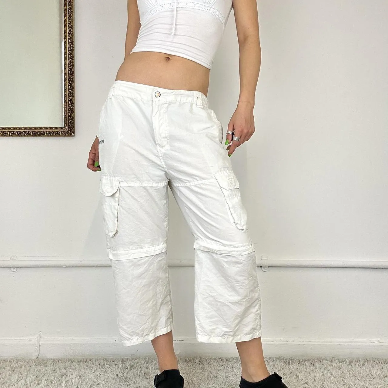 vintage capri cargo trousers