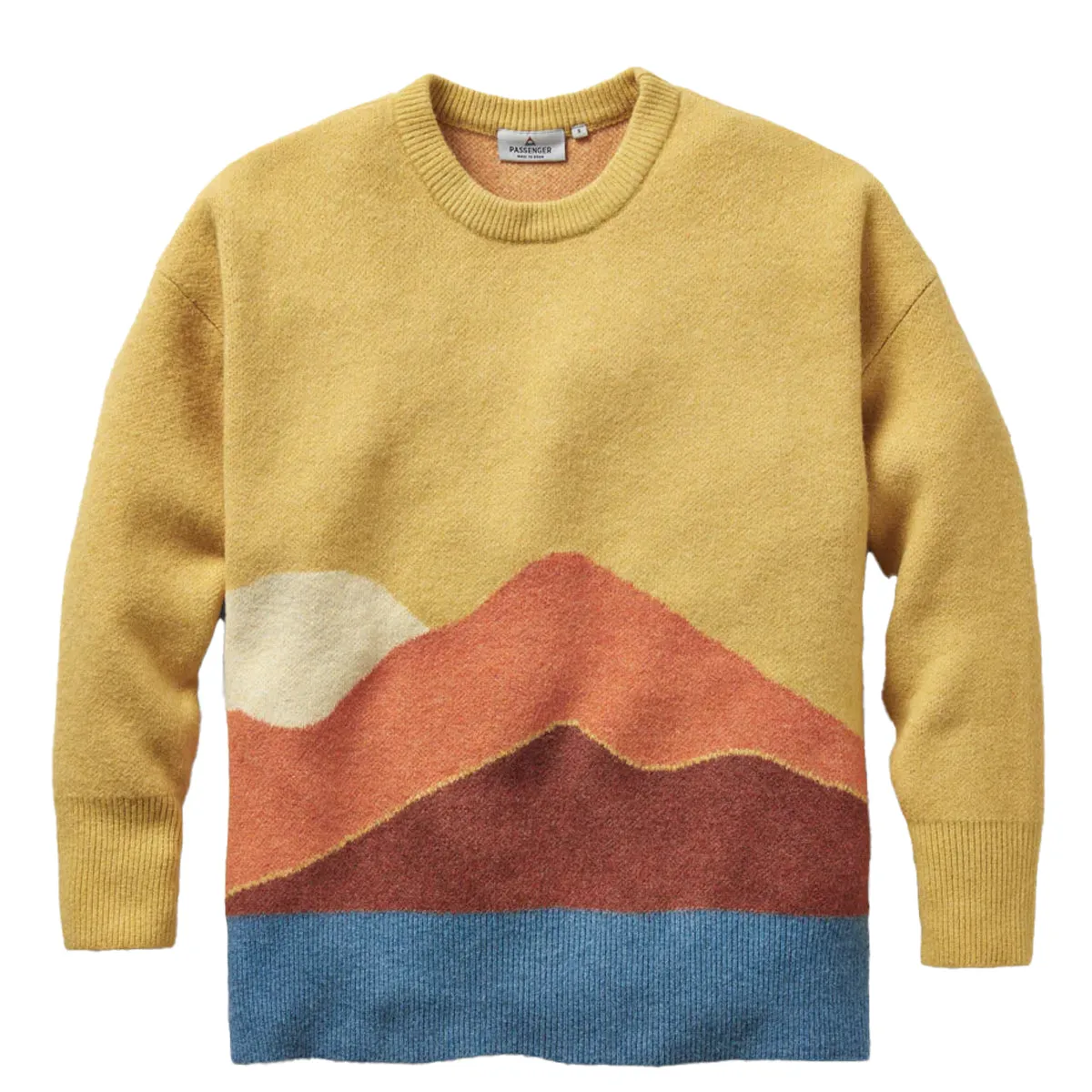 Vista Recycled Jumper - Amber Gold