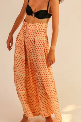 WIDE LEG SILK PANTS PENNY