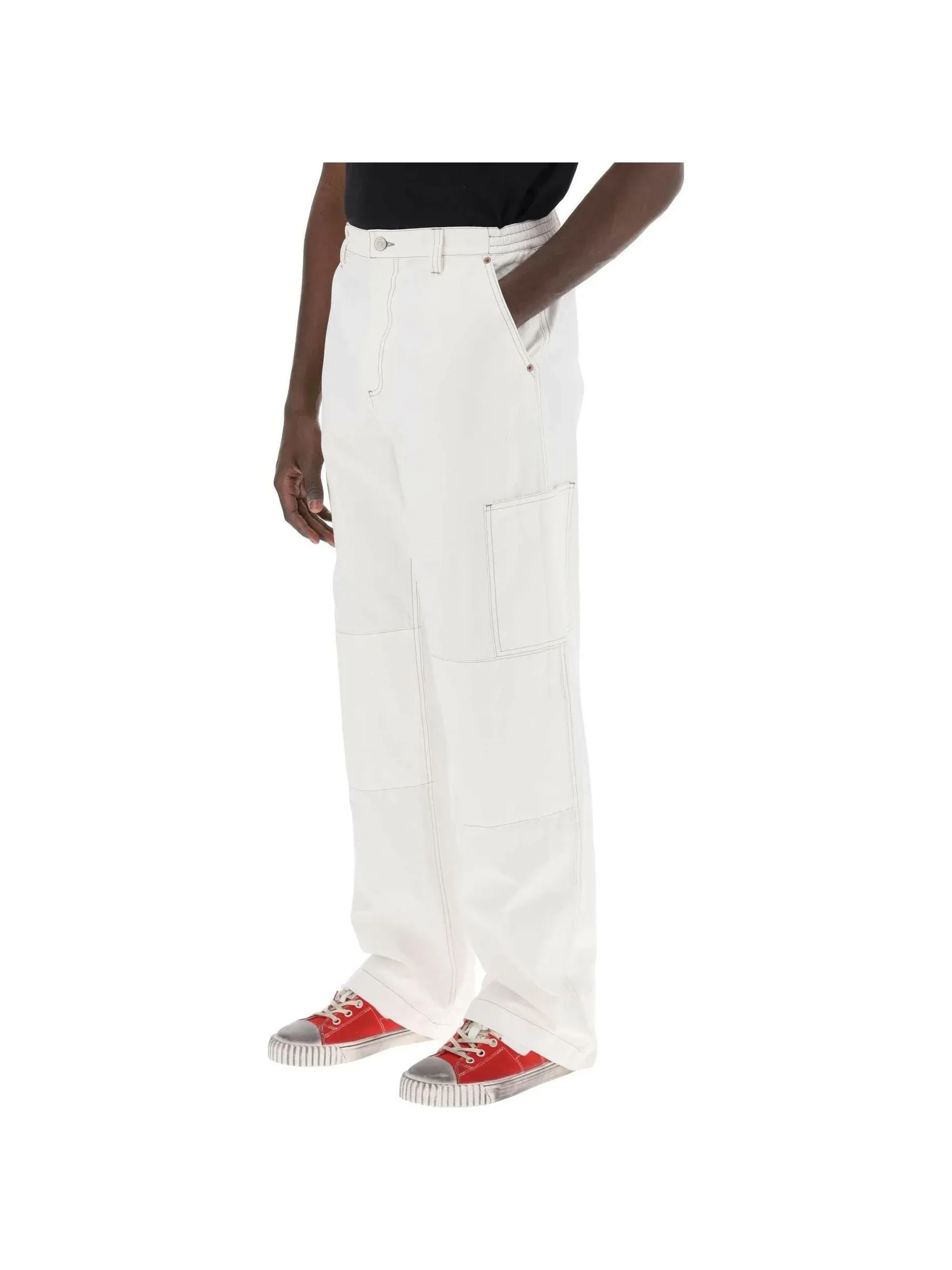 Wide-Leg Trousers - Canvas