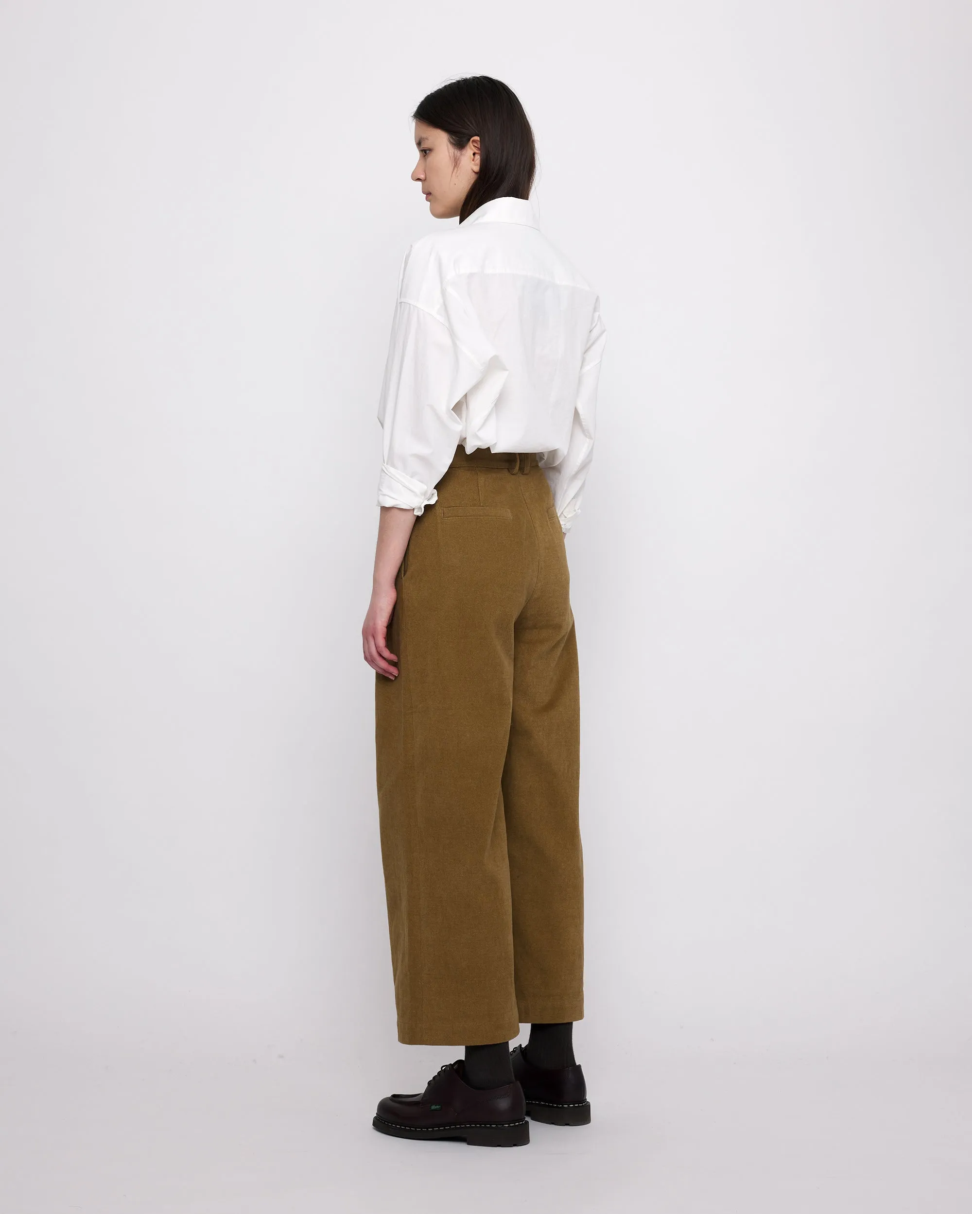 Wide-Legged Skate Trouser - FW24 - Kelp Brown