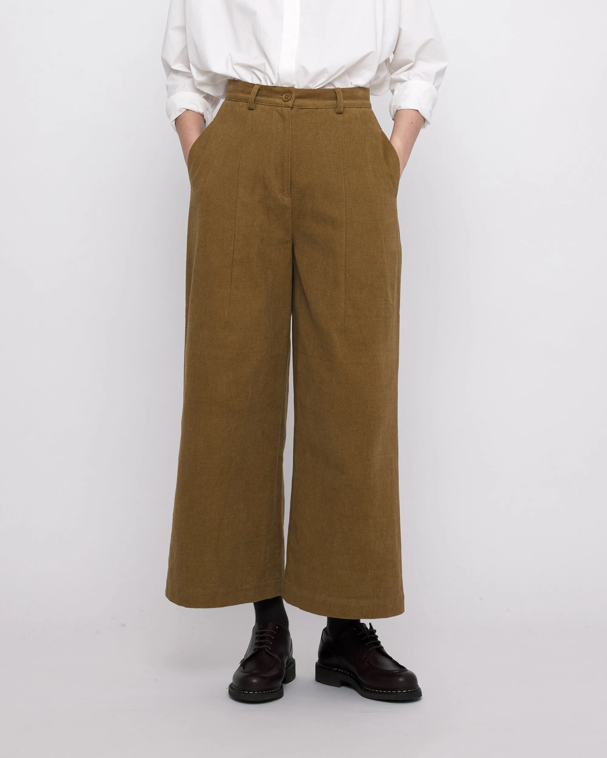 Wide-Legged Skate Trouser - FW24 - Kelp Brown