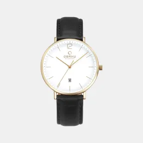 Women's White Analog Leather Watch V181GDGWRB