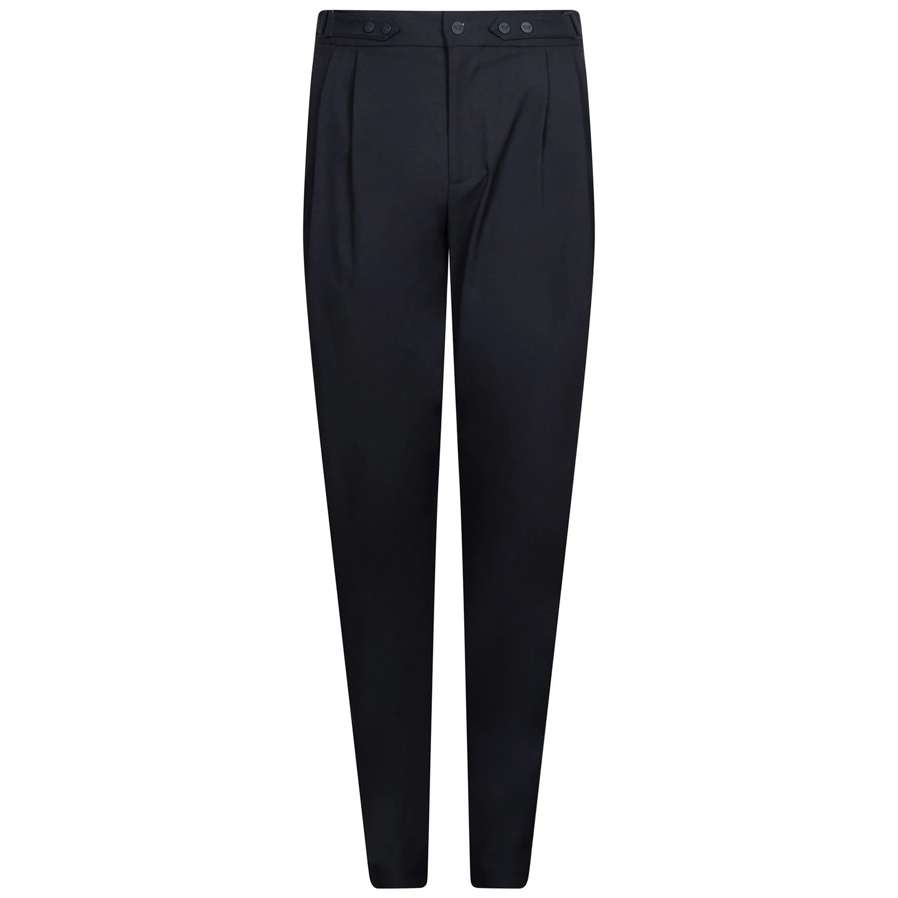 x NJ Double Pleated Pants Black - W22