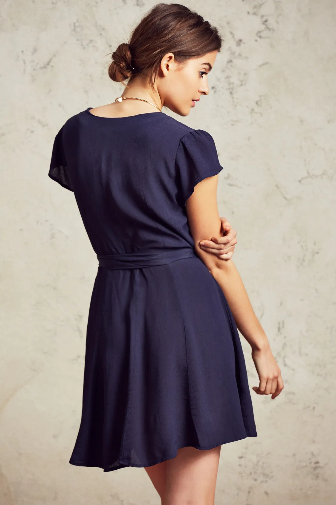 Yvonne Dress - Deep Indigo